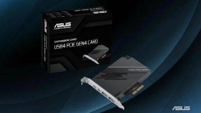 Muhammad Zuhair - ASUS Unveils USB4 Add-In-Card, Featuring Dual USB4 Type-C Ports & 60W Power Delivery - wccftech.com