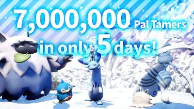 Palworld Has Sold 7 Million Units on Steam Alone, Is Outselling Pokémon Legends: Arceus