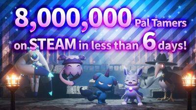 Palworld Has Sold 8 Million Units on Steam; The Pokémon Company Will ‘Investigate’ the Game