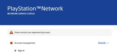 PlayStation Network is down for some players