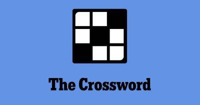 NYT Crossword: answers for Tuesday, October 1