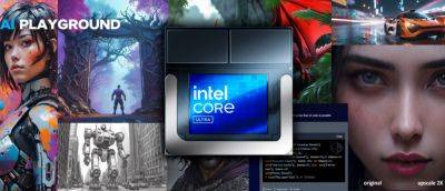 Intel Core Ultra 200V “Lunar Lake” CPUs Now Supported In AI Playground App With Brand New Features