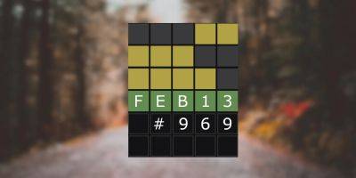 Today's Wordle Answer & Hints For February 13, 2024 (Puzzle #969)