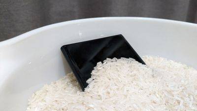 Apple issues rice advice, saying it's not the way you should dry out your wet iPhone