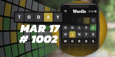 Today's Wordle Hints & Answer - March 17, 2024 (Puzzle #1002)