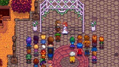 Stardew Valley's 1.6 update will add a 1-week honeymoon period for newly-married players that will keep their spouses 'from laying in bed all day due to being upset'