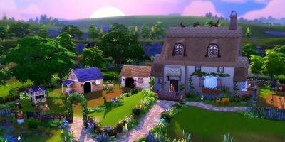 The Sims 4 Player Builds Incredible 7 Bedroom Home, Complete With Greenhouse and Vineyard