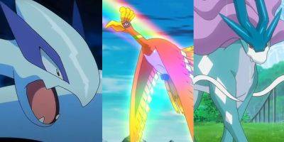 Pokemon Fan Designs Baby Forms for Lugia, Ho-Oh, and Suicune