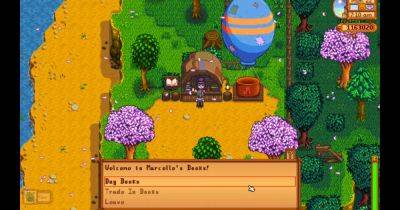 Where to find the bookseller in Stardew Valley