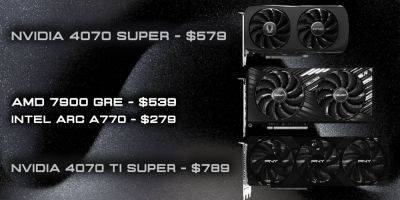 Hassan Mujtaba - Spring GPUs Deals “Below MSRP”: 4070 SUPER For $579, 4070 Ti SUPER For $789, 7900 GRE For $539, Arc A770 16 GB For $279 - wccftech.com - Usa - China