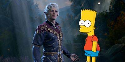 Baldur’s Gate 3 Fan Creates Impressive Bart Simpson and Astarion Crossover Artwork