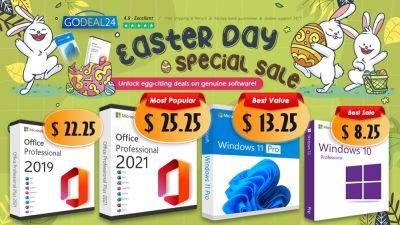 Mega Easter Sale! Microsoft Windows 11 Pro Down to Just $13.25