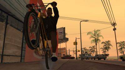 GTA San Andreas characters can reach out of mirrors "horror movie style" because of a nifty technique to get around a lack of video memory