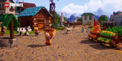 Berat Ozkan - LEGO Fortnite Player Builds Impressive Village in the Frostland Biome - gamerant.com