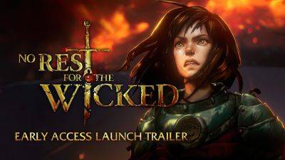 Alessio Palumbo - No Rest for the Wicked Gets Early Access Launch Trailer - wccftech.com