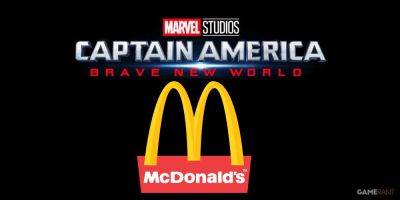 Danny Ramirez - Captain America - Captain America 4 Toy Leak From McDonald's Appears To Reveal [SPOILER] - gamerant.com - Brazil - county Ford - county Harrison - Israel