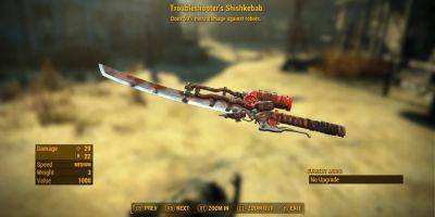 Fallout 4 Fan Builds Real-Life Shishkebab Weapon