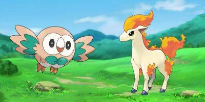 Pokemon Fusion Art Combines Ponyta and Rowlet