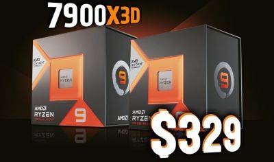 Hassan Mujtaba - AMD Ryzen 9 7900X3D CPU Now Available For $329 US, 12 Cores With 3D V-Cache - wccftech.com - Usa