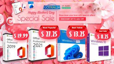 Mother’s Day Brings 90% Discount on Microsoft Keys – Prices as Low as $6.83/Key