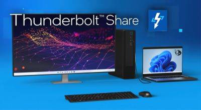 Intel Thunderbolt Share Software Enables Fast PC-to-PC Connectivity, Use Two PCs In Diverse Setups For Increased Productivity