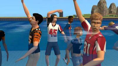 NFL team channels the true Sims player experience of stranding its rivals in a pool