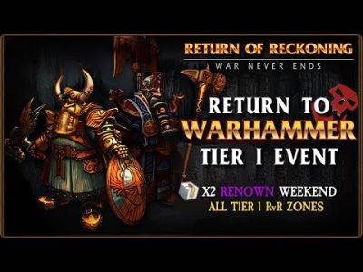 Casey Bell - Get Double Renown in Tier 1 Zones in Warhammer Online: Return of Reckoning's Weekend Event - mmorpg.com