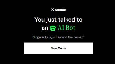 Joshua Wolens - This viral Chatroulette-style browser game challenges you to figure out if your partner is human or AI, and I keep failing - pcgamer.com