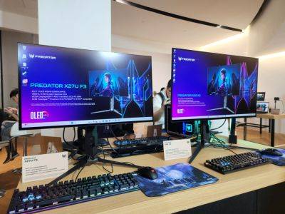 Hassan Mujtaba - ACER Unveils New OLED Predator Gaming Monitors: X27U F3 FHD & QHD 480Hz, X32 X3 4K 240Hz, X34 X5 WQHD 240Hz - wccftech.com