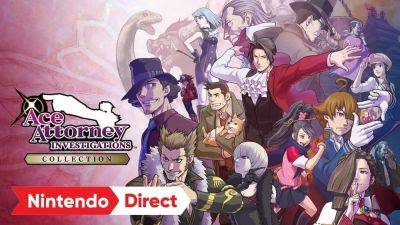 Jordan Middler - Nintendo - Ace Attorney Investigations Collection coming to Switch - videogameschronicle.com - Britain - France - Germany