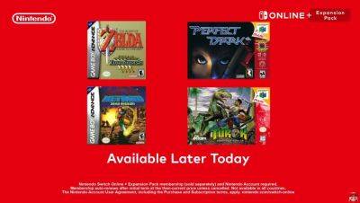 Perfect Dark, Turok and more are coming to Nintendo Switch Online today