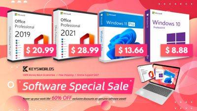 Keyworlds Brings Huge Discounts on Windows 11 Pro ($13.66) and MS Office 2021 Pro ($28.99) Lifetime Licenses