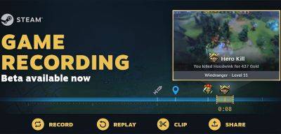 Steam Game Recording Beta Out Now – Compatible with Any Game That Supports Overlay, Also Works on Steam Deck