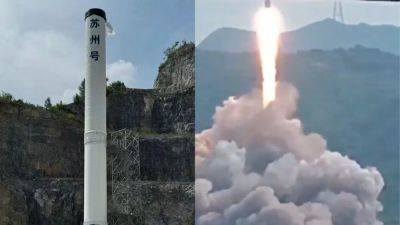 China’s SpaceX Falcon 9 Inspired Rocket Escapes From Test Pad & Flies Away