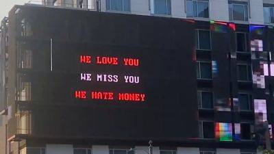 'We love you. We miss you. We hate money': Ultrakill and Gloomwood publisher New Blood Interactive turns a billboard into a grave marker for fallen studios including Tango Gameworks and Arkane Austin