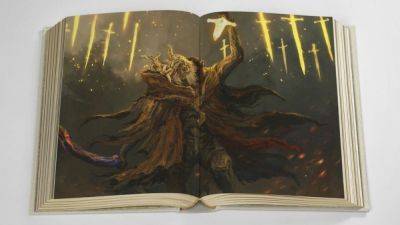 Alright, who wants to spot me $1,000 for this absurdly sumptuous Elden Ring lore book?