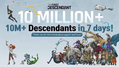 The First Descendant Celebrates 10M Players in First Week, Responds to Allegations of Copying Destiny 2 Icons