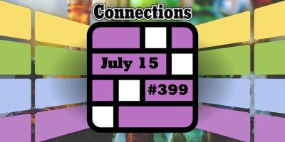 Today's Connections Hints & Answers For July 15, 2024 (Puzzle #399)