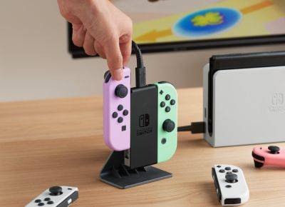 Lawrence Bonk - Nintendo - Nintendo finally made a first-party Joy-Con charging station - engadget.com - Usa - Japan