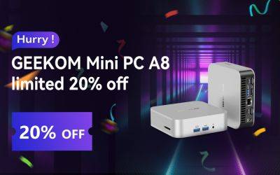 Seth Johnson - Deal Alert: Time to Save Up on GEEKOM’s A8 32GB+2TB Mini PC with AMD Ryzen™ 9 - wccftech.com - Britain