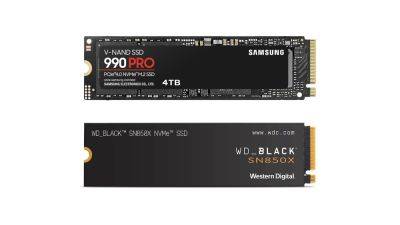 Samsung 990 PRO And WD_BLACK SN850X Are Two Of The Fastest 4TB PCIe NVMe Gen 4 SSDs That You Can Buy, With Amazon Discounting Them By Up To 57 Percent