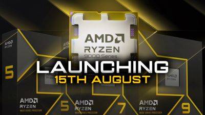 Hassan Mujtaba - AMD Ryzen 9000 “Zen 5” Desktop CPU Launch Pushed Back To 15th August, QA Cited As Main Reason - wccftech.com