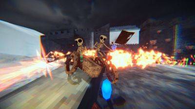 Jonathan Bolding - Motordoom is a 'freestyle-sports roguelite horde shooter' about skeletons on motorcycles - pcgamer.com