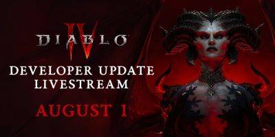 Adam Fletcher - Tune in to Our Next Developer Update Livestream - news.blizzard.com - Diablo