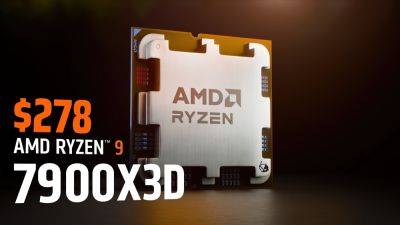 Hassan Mujtaba - AMD Ryzen 9 7900X3D Drop Down To An Unbelievable Price of $278 US: 12-Cores With 3D V-Cache - wccftech.com - Usa - county Story