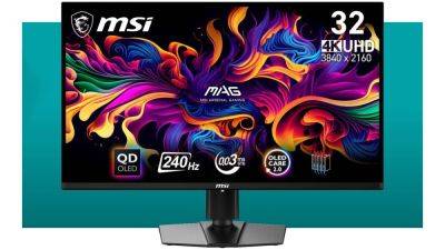 Newsflash: That bargain MSI 4K 240Hz OLED gaming monitor is actually available to buy for once