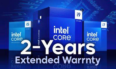 Hassan Mujtaba - Intel Extends Warranty of Boxed 14th & 13th Gen CPUs By Two Years In Light of Instability Issues - wccftech.com - state Intel