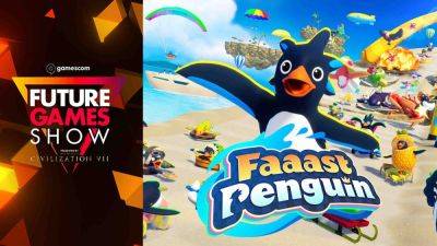 Mario Kart meets Fall Guys in this silly racing battle royale which'll see up to 50 costumed penguins face off in the ultimate showdown