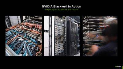 NVIDIA Blackwell Is Up & Running In Data Centers: NVLINK Upgraded To 1.4 TB/s, More GPU Details, First-Ever FP4 GenAI Image