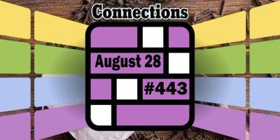 Today's Connections Hints & Answers For August 28, 2024 (Puzzle #443)